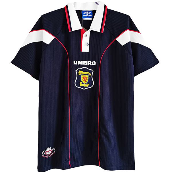 Scotland home retro soccer jersey maillot match men's first sportswear football shirt 1996-1998